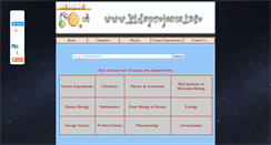 Desktop Screenshot of kidsprojects.info